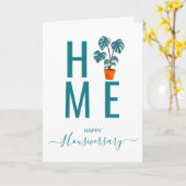 Fijne verjaardag herdenkingskaart kaart (Gele Bloem)