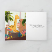 Fijne verjaardag, het is feest kaart (Binnen)