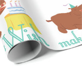 Fijne verjaardag Hippo! Cadeaupapier (Rol Hoek)