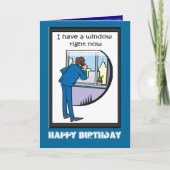 Fijne verjaardag, ik heb een raam kaart (Voorkant)