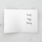 Fijne verjaardag, je hebt weer een jaar overleefd kaart (Binnen)