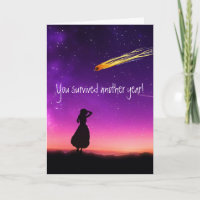 Fijne verjaardag, je hebt weer een jaar overleefd