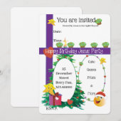 Fijne verjaardag, Jezus Kaart (Voorkant / Achterkant)