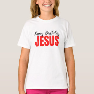 Fijne Verjaardag Jezus Kerst T-Shirt