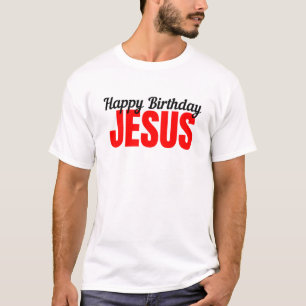 Fijne verjaardag Jezus T-shirt