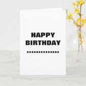 FIJNE VERJAARDAG.... KAART (Gele Bloem)