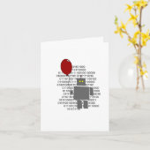 Fijne verjaardag kaart (Gele Bloem)