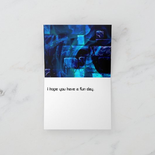 Fijne verjaardag kaart (Binnen)