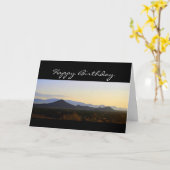 Fijne verjaardag kerstmis kaart (Gele Bloem)