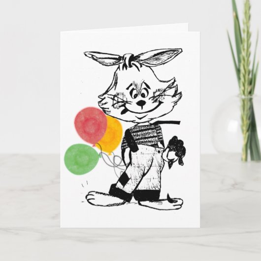 Fijne verjaardag (kleur mij) kaart (Voorkant)