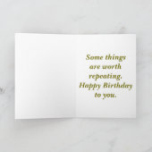 Fijne verjaardag, kleurrijke papegaai kaart (Binnen)