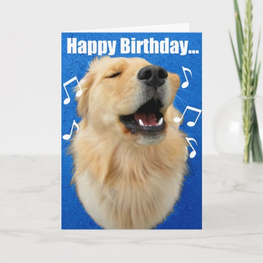 Fijne verjaardag liedje voor jou! kaart (Voorkant)