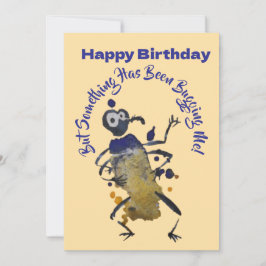 Fijne verjaardag, maar iets beangstigt me kaart