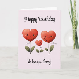 Fijne verjaardag mama, Kaart van Baby & papa,