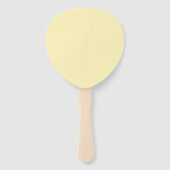 Fijne verjaardag met ballonnen op room handwaaier (Achterkant)