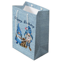 Fijne verjaardag met Gnomen Large Gift Bag