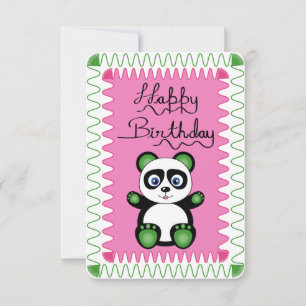 Fijne verjaardag met Green Panda