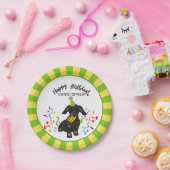 Fijne verjaardag met je Dachshund Dog Party Papieren Bordje (Feest)
