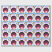 Fijne verjaardag met je kunstprint cadeaupapier (Vlak)