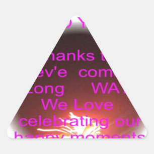 Fijne verjaardag met je kunstprint sticker