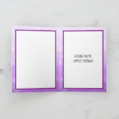 Fijne verjaardag met Lhasa Apso Shih Tzu Kaart (Binnen)