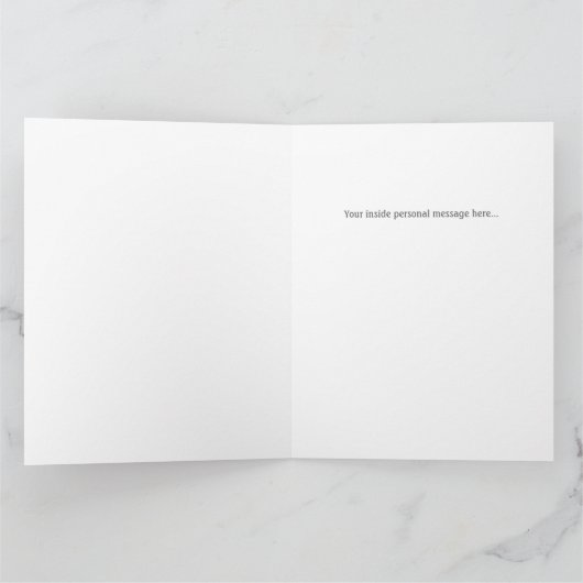 Fijne verjaardag met naam en 8 jaar Kaart (Binnen)