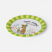 Fijne verjaardag met uw Boxer Dog Party Papieren Bordje (Gekanteld)