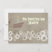 Fijne verjaardag mijn liefde! kaart (Achterkant)