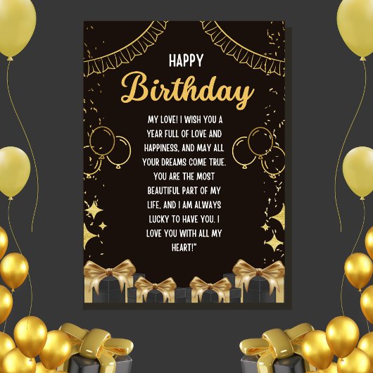 Fijne verjaardag, mijn liefste 😍 kaart