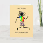 Fijne verjaardag, Music Vibe Kaart (Voorkant)