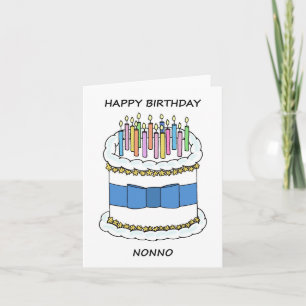 Fijne verjaardag Nonno Kaart