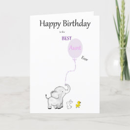 Fijne verjaardag op de BEST tante Ever - KAART