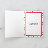 Fijne verjaardag op mijn nichtje, Cute Cupcake Kaart (Binnen)