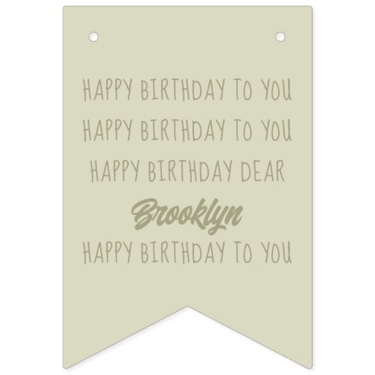 Fijne verjaardag op u Elke leeftijd Foto van 8 Vlaggetjes (Eerste vlag)