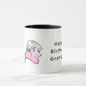 Fijne verjaardag opa! Two-tone Combo Mok (Midden)