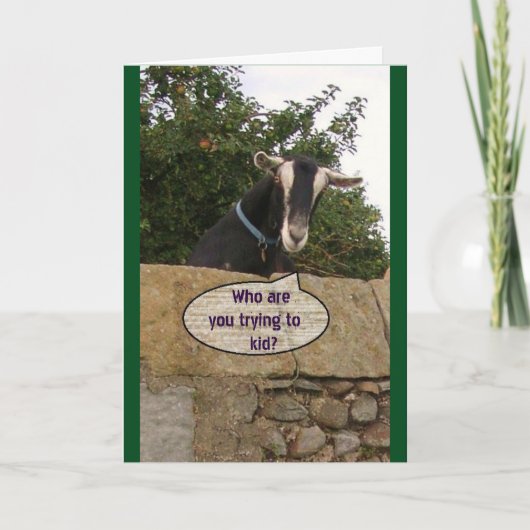 Fijne verjaardag, oude geit! -Kaart Kaart (Voorkant)