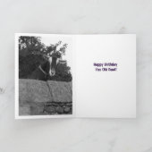 Fijne verjaardag, oude geit! -Kaart Kaart (Binnen)