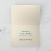 "Fijne verjaardag, papa" Kaart (Binnen)