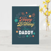 Fijne verjaardag papa kaart (Gele Bloem)