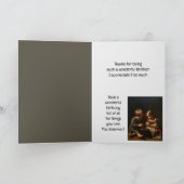 Fijne verjaardag, prachtige broer kaart (Binnen)