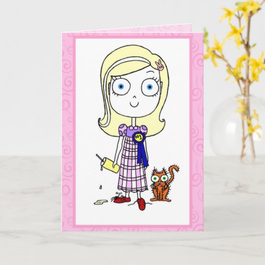 Fijne verjaardag, schatje! kaart (Gele Bloem)