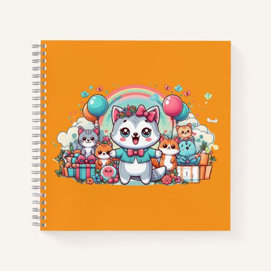 Fijne verjaardag, schatje notitieboek (Voorkant)