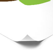 Fijne verjaardag! Schildpad Perfect Poster (Hoek)