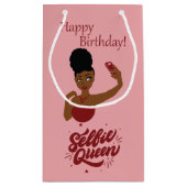 Fijne verjaardag Selfie Koningin! Klein Cadeauzakje (Achterkant)