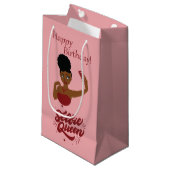 Fijne verjaardag Selfie Koningin! Klein Cadeauzakje (Voorkant Gekanteld)