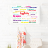 Fijne verjaardag spandoek (Insitu)