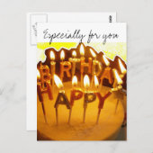 Fijne verjaardag, speciaal voor jou briefkaart (Voorkant / Achterkant)