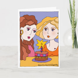 Fijne verjaardag Speciale Vriendin Oude Vriend Kaart