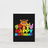 Fijne verjaardag Sprunky! _ Oren Simon Pinki Raddy Kaart (Voorkant)