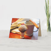 Fijne verjaardag, Straight Edge Razor Kaart (Achterkant)